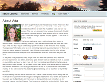 Tablet Screenshot of naturallistening.com